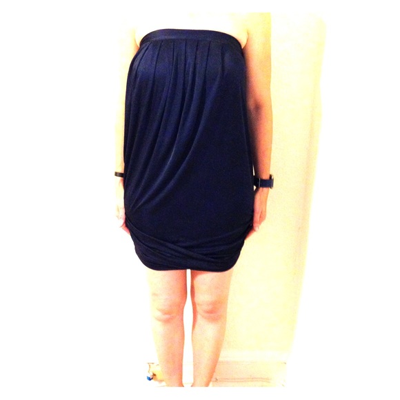 BCBGMAXAZRIA Runway gathered Draped dress - Picture 2 of 4